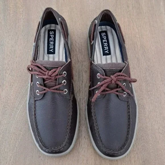 Sperry Billfish™ 3-Eye Boat Shoe - Color: Brown - Size: Men 11.5 - Picture 2 of 9